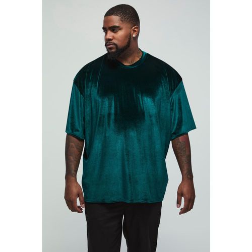 Grande taille - T-shirt oversize en velours - XXXL - Boohooman - Modalova