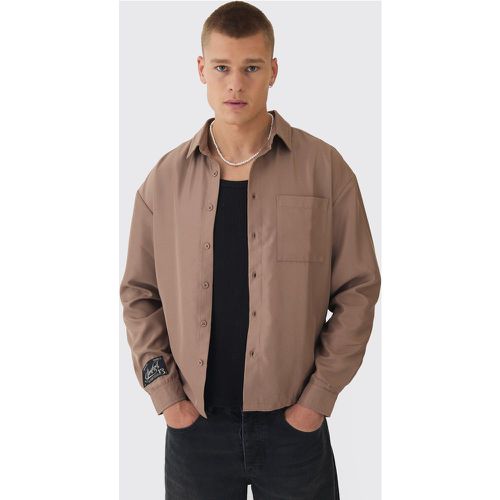 Chemise oversize à manches longues - L - Boohooman - Modalova