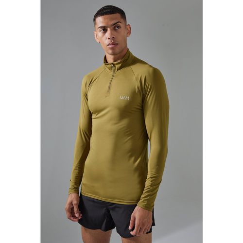 Top de sport zippé - MAN Active homme - S - Boohooman - Modalova