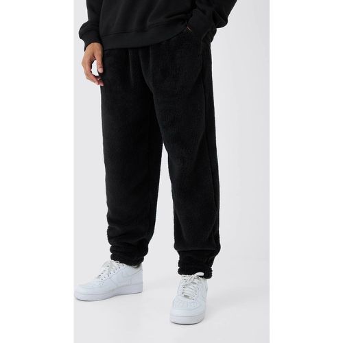 Jogging oversize confort en polaire - S - Boohooman - Modalova