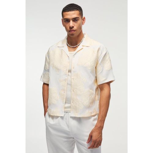 Chemise oversize écrue - S - Boohooman - Modalova