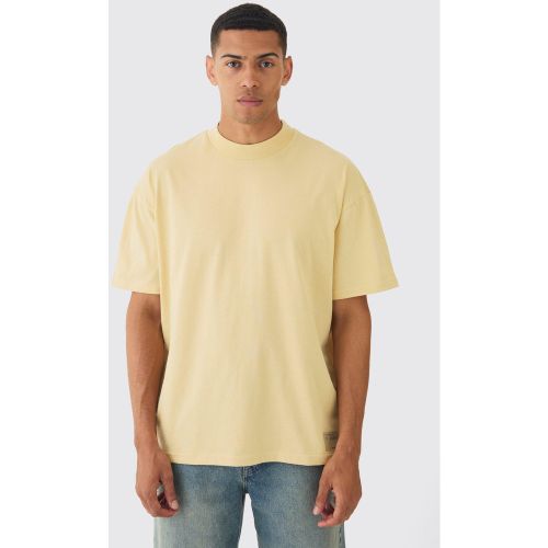 T-shirt oversize à col montant - M - Boohooman - Modalova