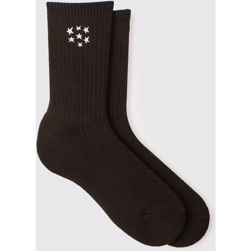 Chaussettes à imprimé étoiles - ONE SIZE - Boohooman - Modalova