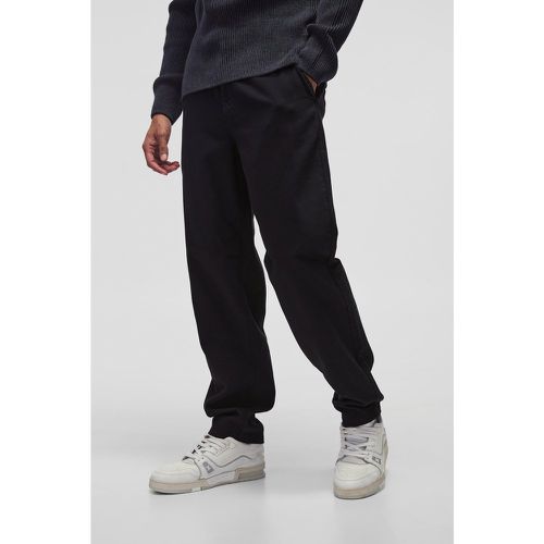 Pantalon chino baggy fuselé - S - Boohooman - Modalova