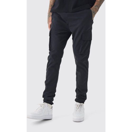 Tall - Pantalon cargo skinny élastiqué - L - Boohooman - Modalova