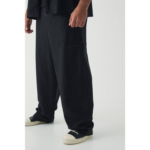 Grande taille - Pantalon de costume texturé - 38 - Boohooman - Modalova