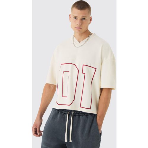 Top oversize premium épais en jersey - L - Boohooman - Modalova