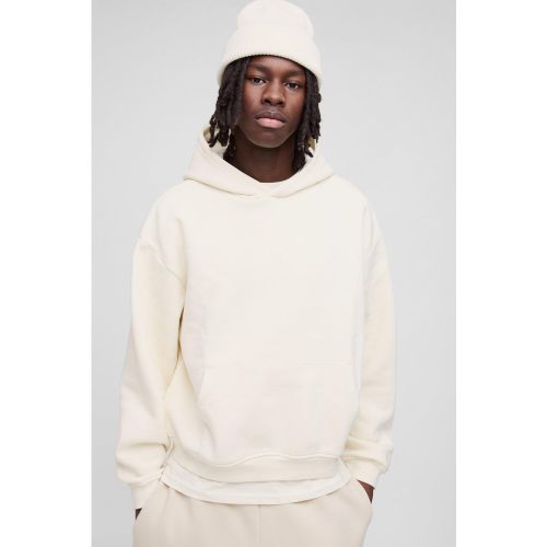 Sweat à capuche oversize à imprimé M homme - S - Boohooman - Modalova