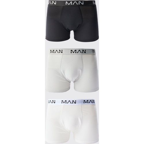 Lot de 3 boxers coloris mixtes - S - Boohooman - Modalova