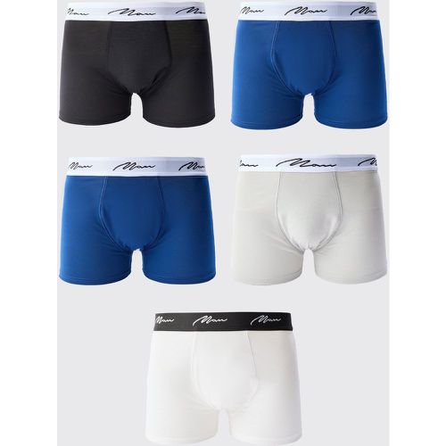 Lot de 7 boxers colorés à inscription - MAN - S - Boohooman - Modalova