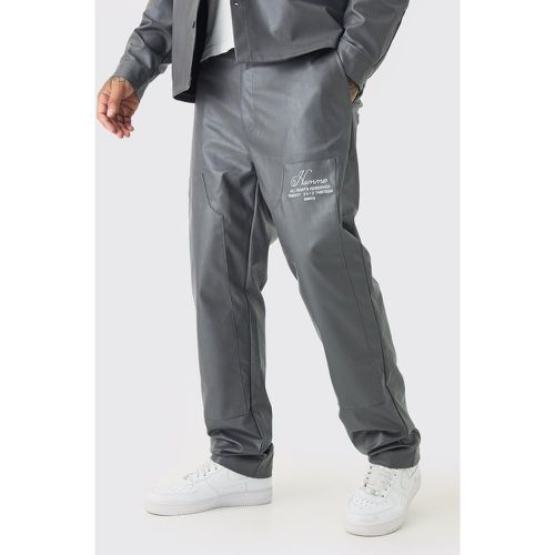 Tall - Pantalon charpentier droit - 30 - Boohooman - Modalova