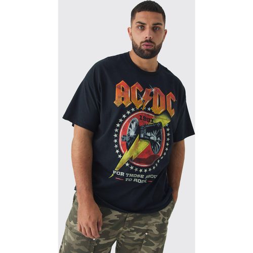 Grande taille - T-shirt à imprimé ACDC - XXXXXL - Boohooman - Modalova