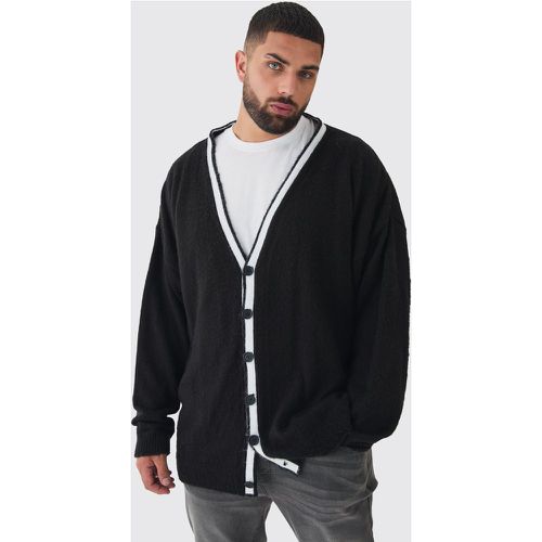 Grande taille - Cardigan en maille brossée - XXL - Boohooman - Modalova