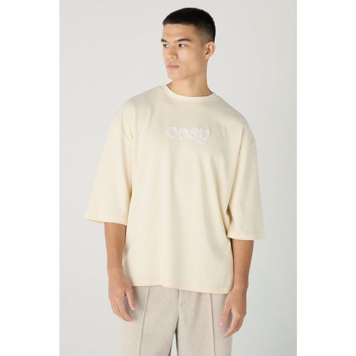 T-shirt oversize à écusson - XS - Boohooman - Modalova