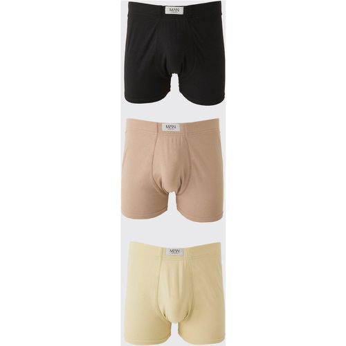 Lot de 3 boxers à empiècement contrastant - S - Boohooman - Modalova