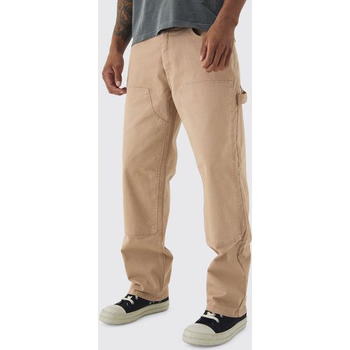 Pantalon charpentier large surteint - 28 - Boohooman - Modalova