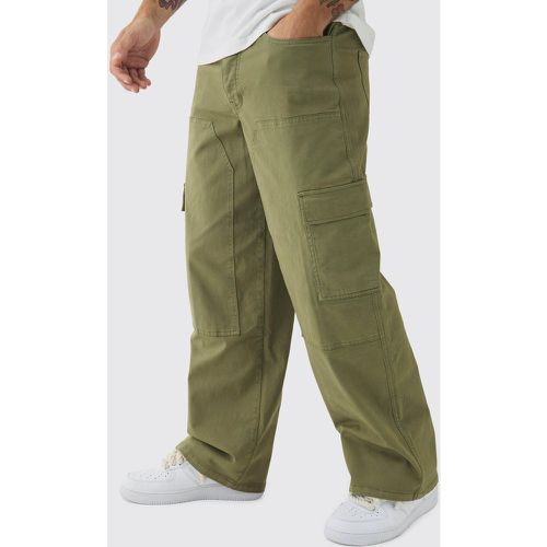 Pantalon cargo baggy surteint - 28 - Boohooman - Modalova