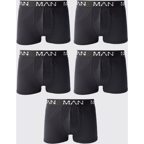 Lot de 5 boxers de sport - MAN Active - L - Boohooman - Modalova