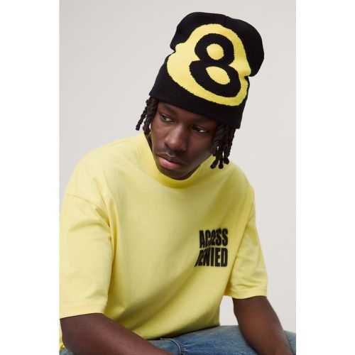 Bonnet à imprimé 8 ball - ONE SIZE - Boohooman - Modalova