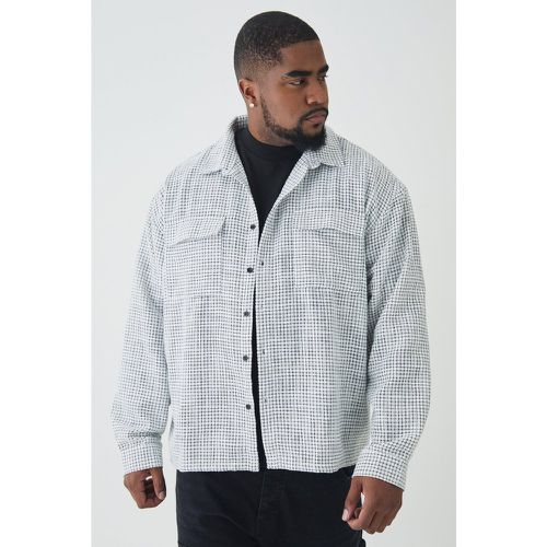 Grande taille - Surchemise épaisse à boucle - XXXL - Boohooman - Modalova