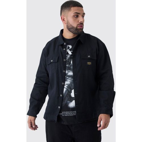 Grande taille - Surchemise en - XXXXL - Boohooman - Modalova