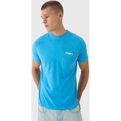 T-shirt cintré imprimé - MAN - S - Boohooman - Modalova