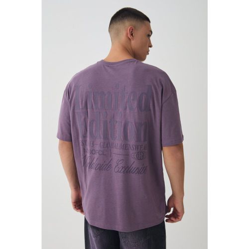 T-shirt oversize construit - Limited Edition - S - Boohooman - Modalova