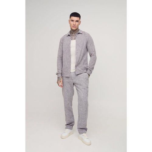 Tall - Ensemble habillé avec pantalon droit - S - Boohooman - Modalova