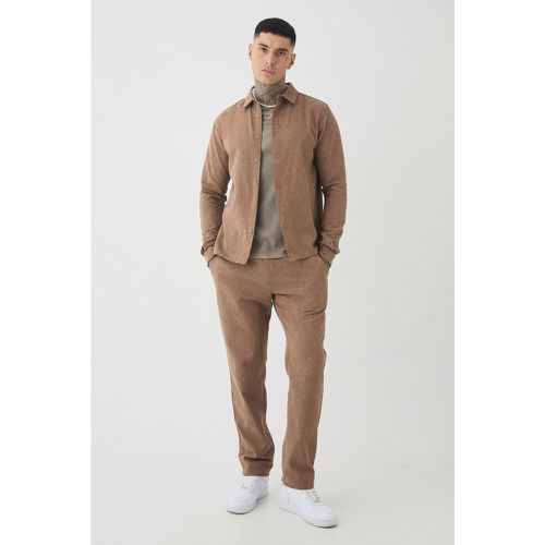 Tall - Ensemble habillé avec pantalon droit - S - Boohooman - Modalova