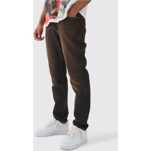 Jean slim délavé - 34R - Boohooman - Modalova