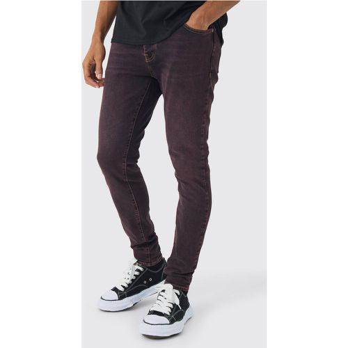 Jean skinny stretch délavé - 28R - Boohooman - Modalova