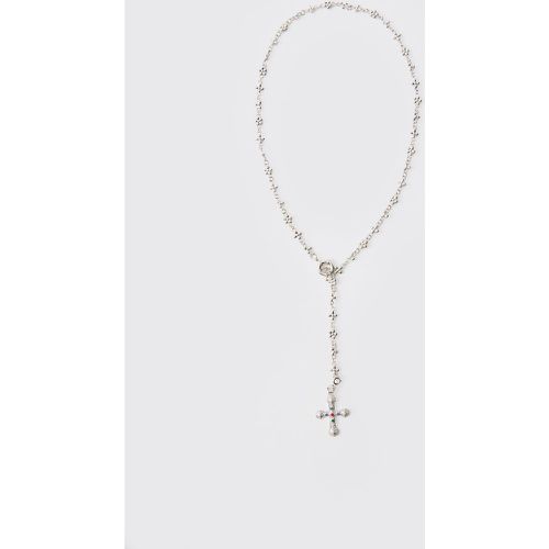 Collier à pendentif croix en - ONE SIZE - Boohooman - Modalova