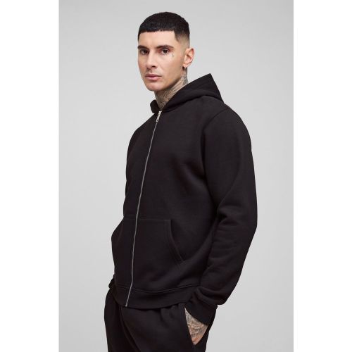 Tall - Sweat à capuche zippé basique homme - S - Boohooman - Modalova