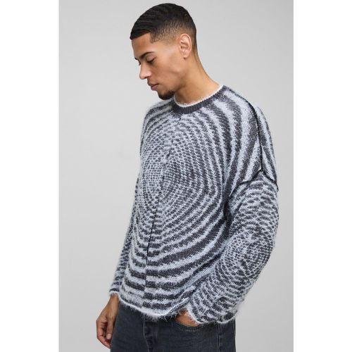 Pull oversize en maille texturée - S - Boohooman - Modalova