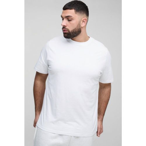 Grande taille - T-shirt large basique à col rond - 2XL - Boohooman - Modalova
