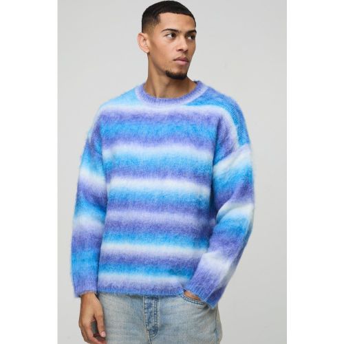 Pull oversize en maille brossée - L - Boohooman - Modalova