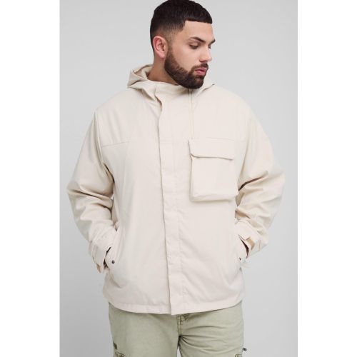 Grande taille - Parka légère à capuche homme - XXXL - Boohooman - Modalova