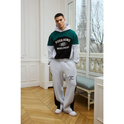Jogging oversize color block - S - Boohooman - Modalova
