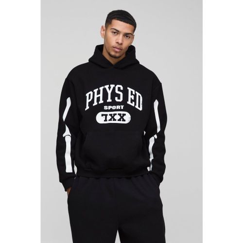 Sweat à capuche oversize à imprimé squelette - S - Boohooman - Modalova