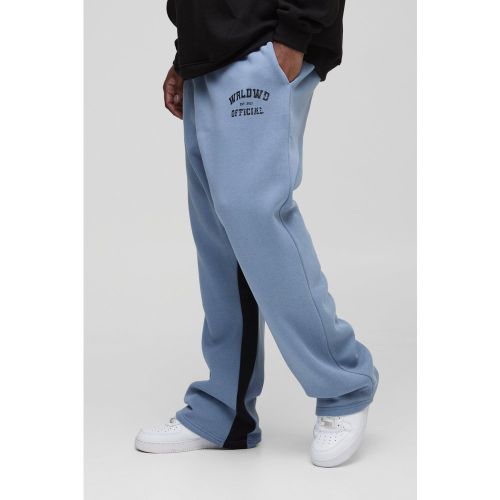 Grande taille - Jogging slim à soufflet - Official - XXXL - Boohooman - Modalova