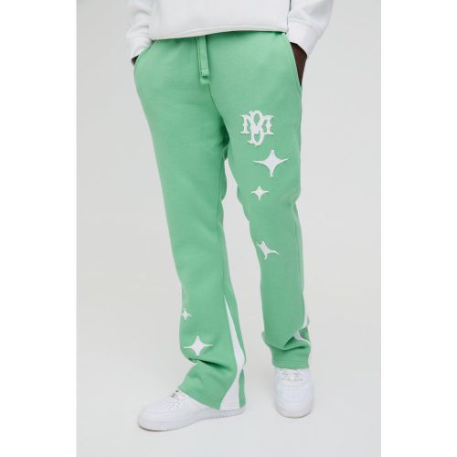 Jogging slim à écusson BM - S - Boohooman - Modalova