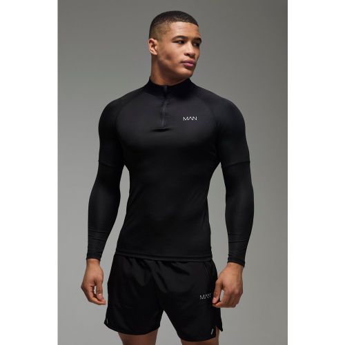 Sweat à capuche zippé et pantalon de sport - MAN Active homme - S - Boohooman - Modalova