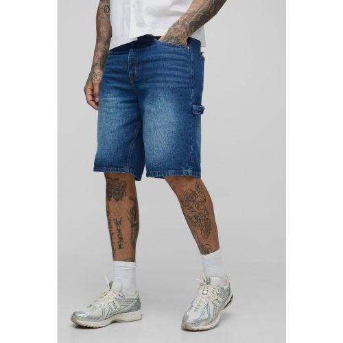 Tall - Short en jean charpentier - 30 - Boohooman - Modalova