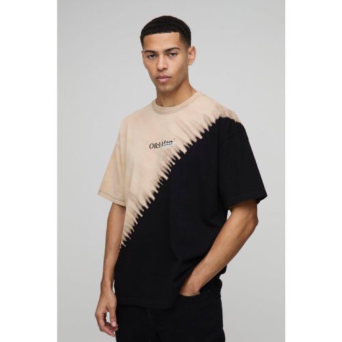 T-shirt oversize tie dye - Ofcl - S - Boohooman - Modalova