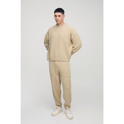 Survêtement oversize à coutures contrastantes - S - Boohooman - Modalova