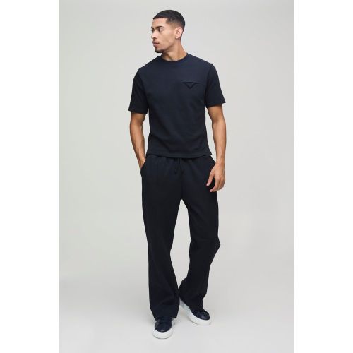 Jogging droit à surpiqûres - S - Boohooman - Modalova