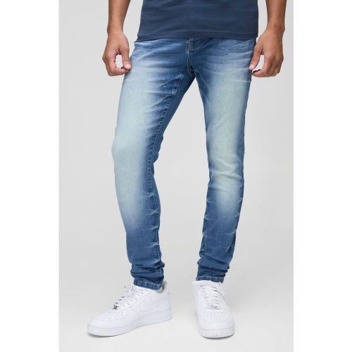 Jean skinny stretch délavé - 28R - Boohooman - Modalova