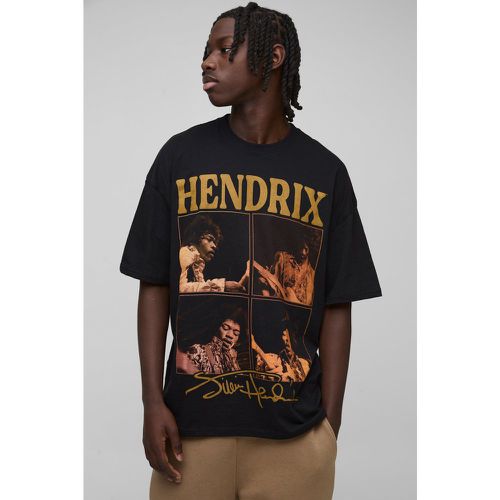 T-Shirt Oversize À Imprimé Jimi Hendrix - S - boohoo - Modalova