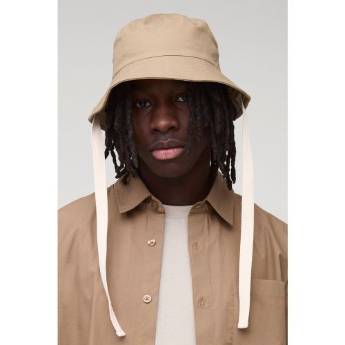 Bob long à slogan - S/M - Boohooman - Modalova