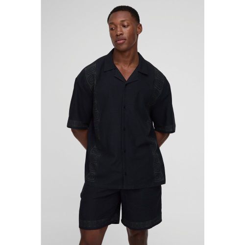 Ensemble oversize imprimé et short - S - Boohooman - Modalova